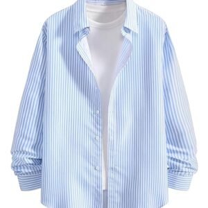 Men's Western Blue Shirt