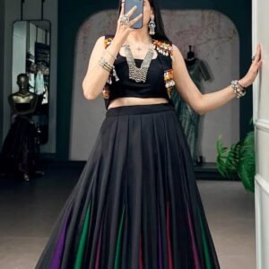 Black Georgette Lehenga Choli | Ready to Wear
